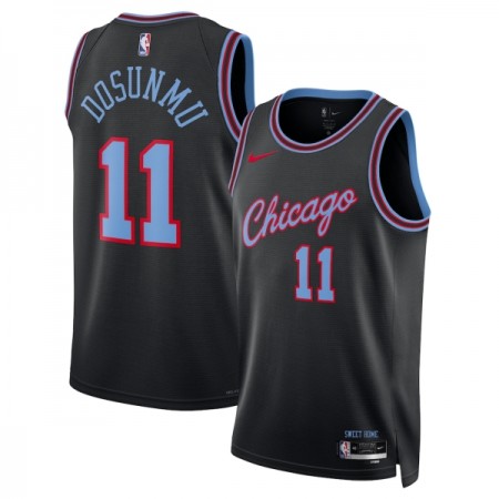 Camiseta Hombre NBA Chicago Bulls Ayo Dosunmu 2025-26 Nike City Edition Negro Swingman